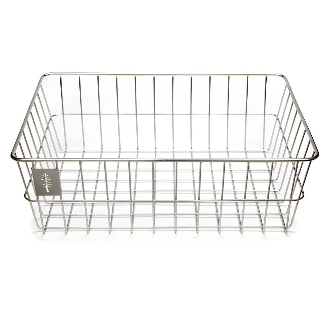 PDW Timber to Town ZigZag Stainless Front Basket (No Hardware)