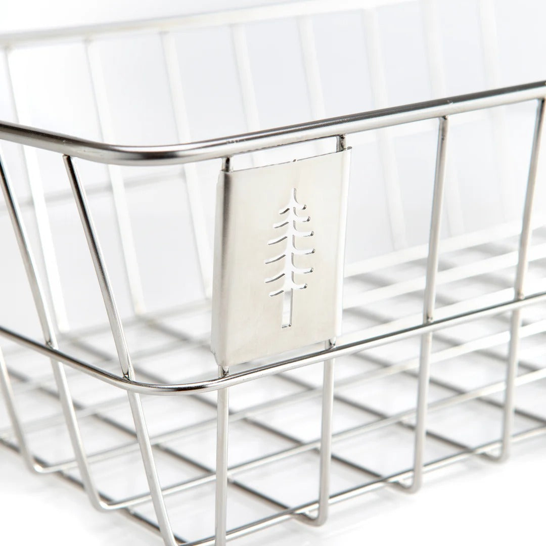 PDW Timber to Town ZigZag Stainless Front Basket (No Hardware)