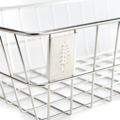 PDW Timber to Town ZigZag Stainless Front Basket (No Hardware)