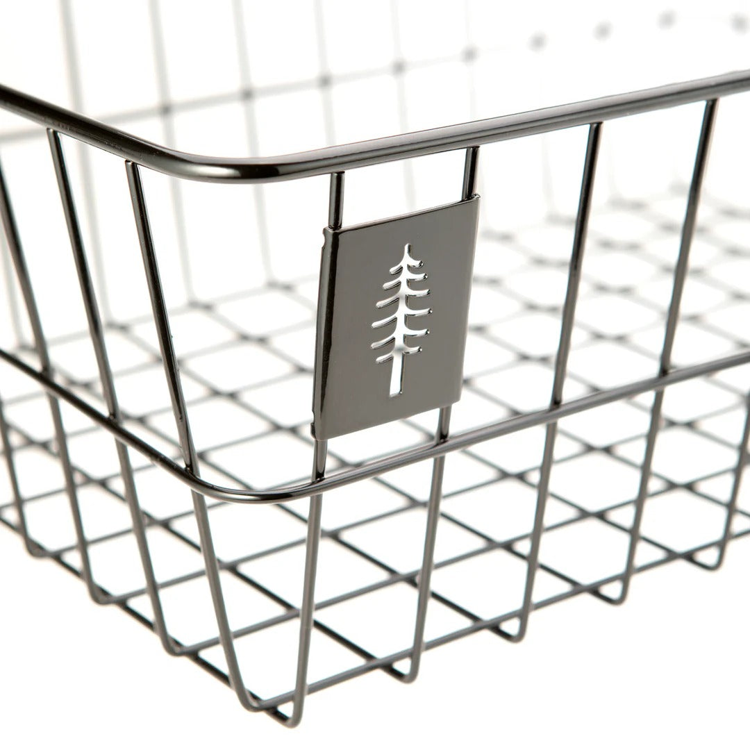 PDW Timber to Town ZigZag Stainless Front Basket (No Hardware)