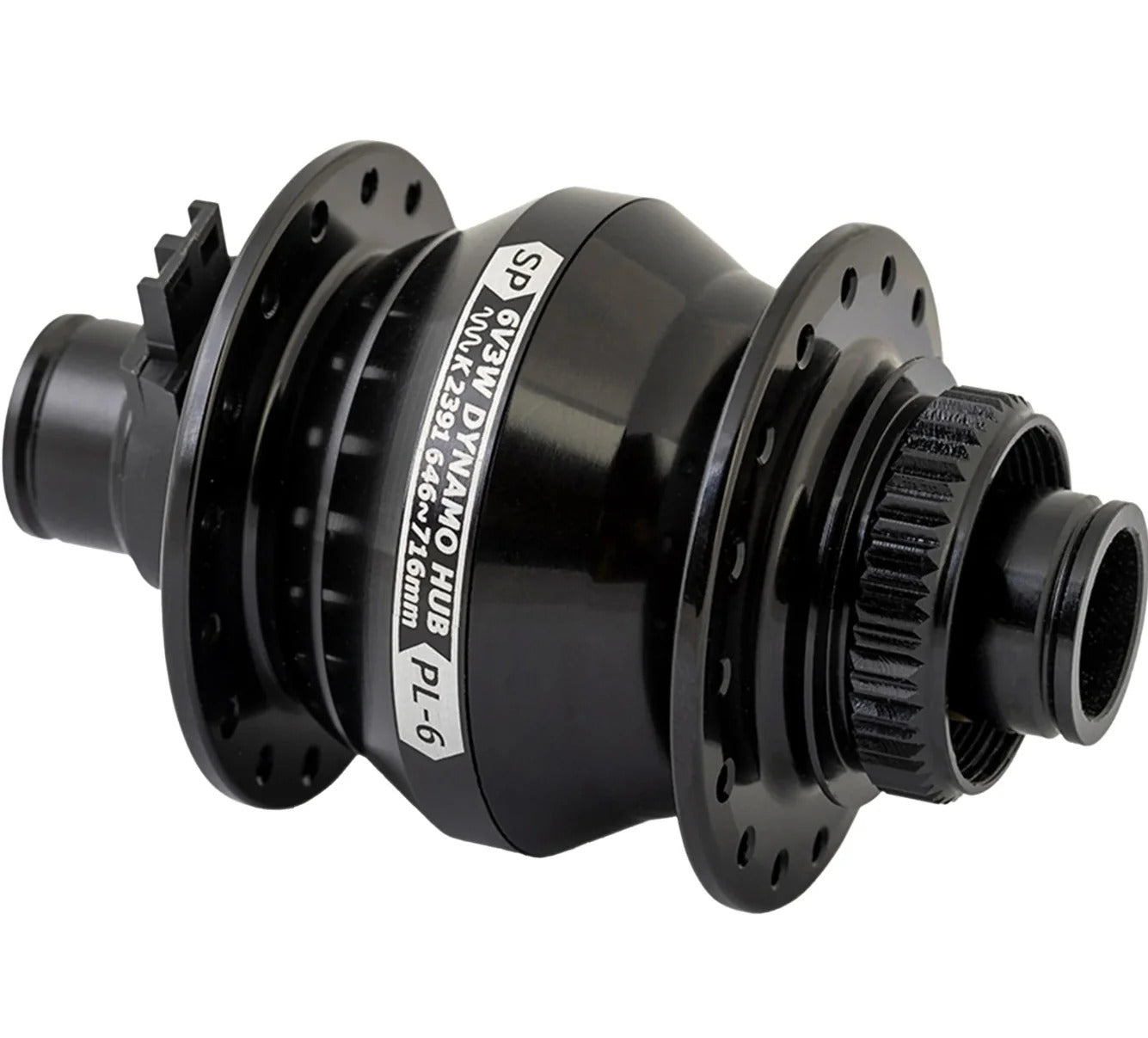 SP Dynamo Hub PD-8X, thru-axle, disc