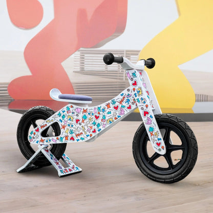 Affinity X Keith Haring Push Bike with Stand and Carrying Bag