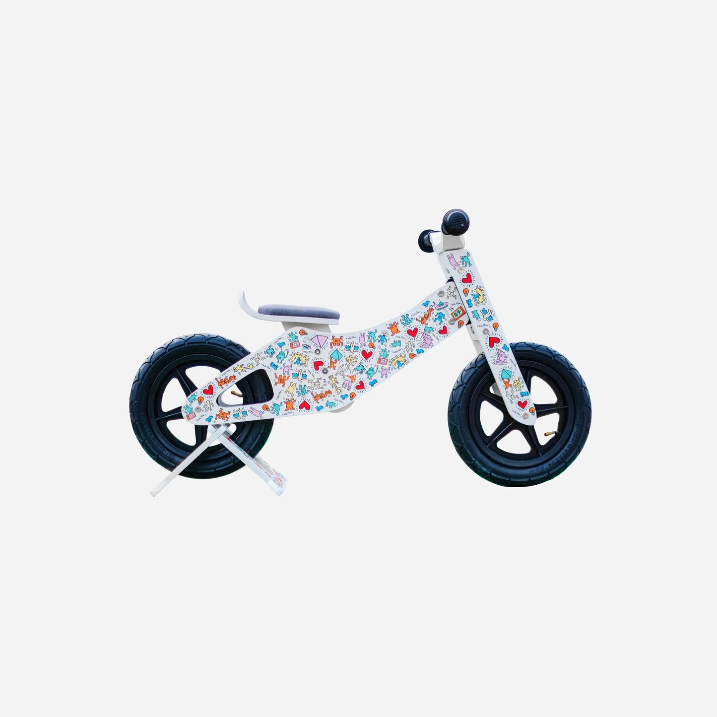 Affinity X Keith Haring Push Bike with Stand and Carrying Bag