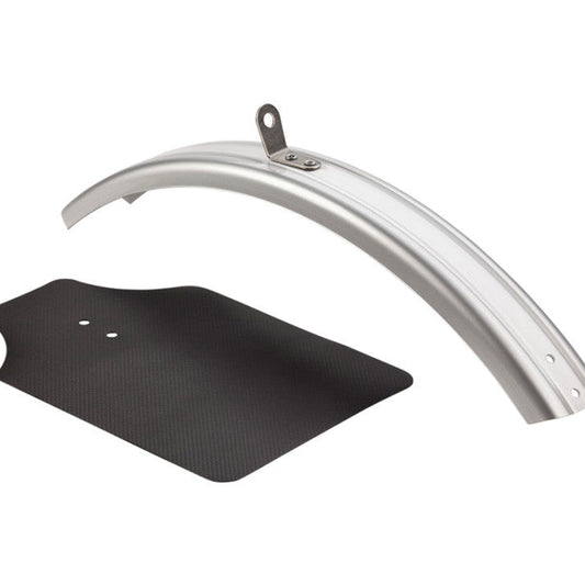 Brompton Fender Blade and Flap Front Silver - QMGBL-F-SV