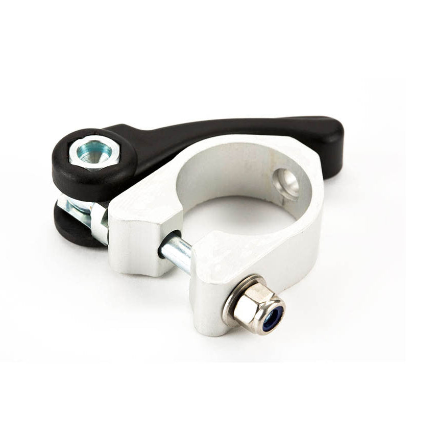 Brompton Telescopic Seatpost Clamp Band and Quick Release Silver - QSPTCBA