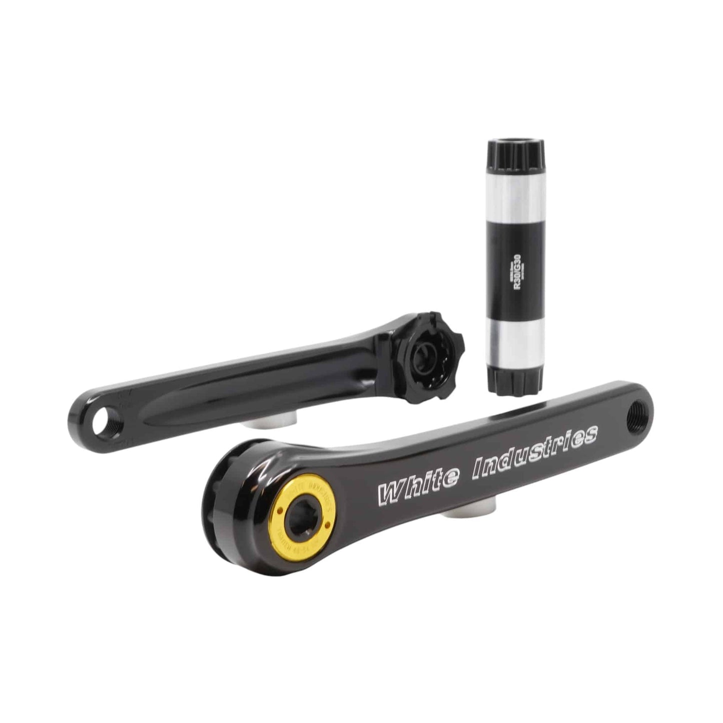 White Industries R30 Crankset for Brompton (Chainring Sold Separately)