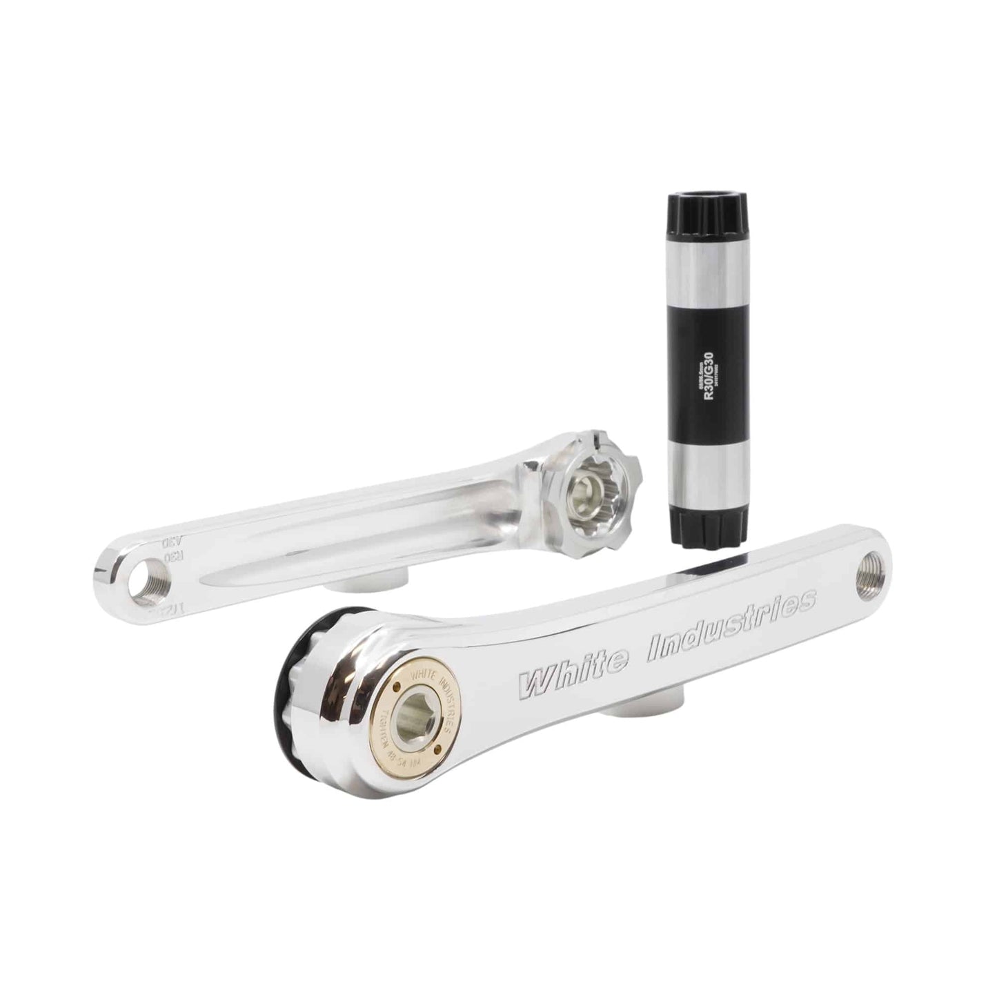 White Industries R30 Crankset for Brompton (Chainring Sold Separately)