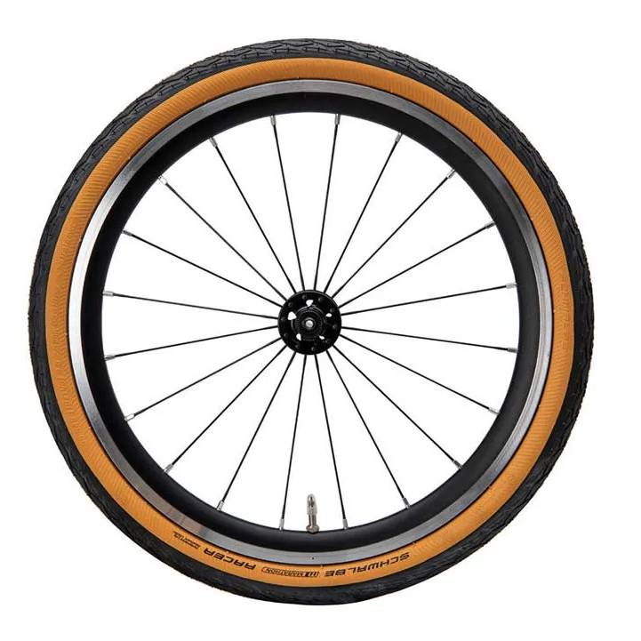 Brompton Schwalbe Marathon Racer, Tan Sidewall, 35-349, Folding Bead