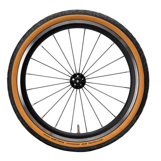 Brompton Schwalbe Marathon Racer, Tan Sidewall, 35-349, Folding Bead
