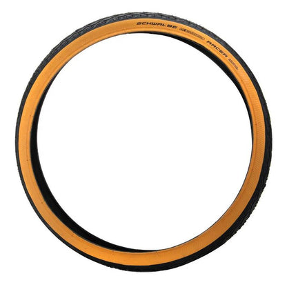 Brompton Schwalbe Marathon Racer, Tan Sidewall, 35-349, Folding Bead