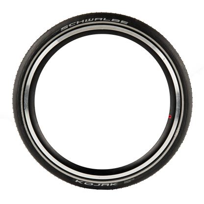 Brompton Schwalbe Kojak Tire 32 349, Kevlar Folding Bead and Reflective Strip - QTYRKOJAK for Brompton