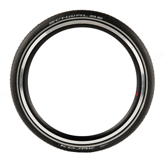 Brompton Schwalbe Kojak Tire 32 349, Kevlar Folding Bead and Reflective Strip - QTYRKOJAK for Brompton