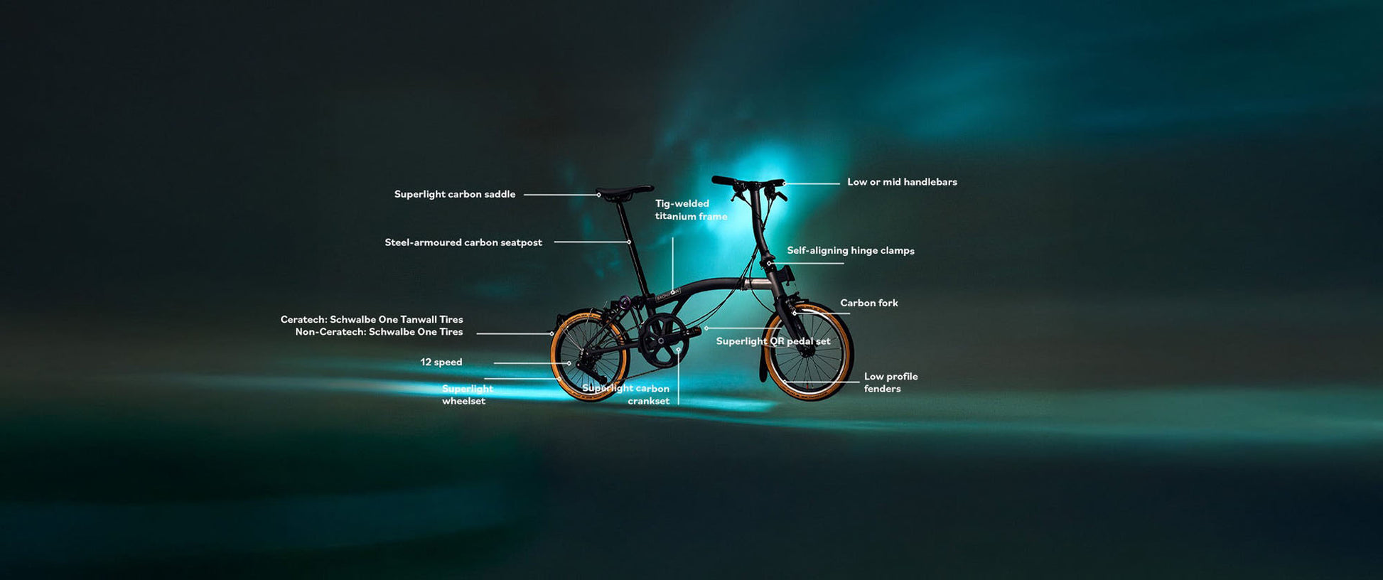 brompton fixed gear Brompton US T Line Explore - 12 Speed Bike in Blasted Titanium | Size: Mid