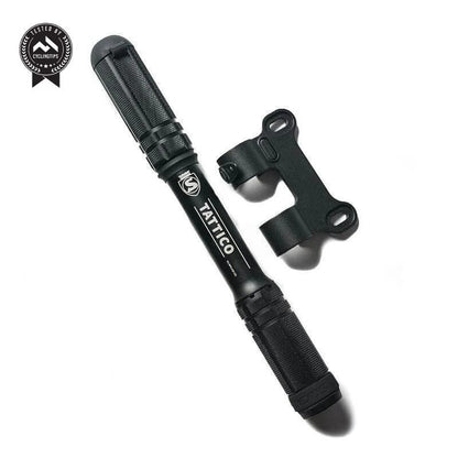 Silca Tattico Mini Frame Pump - 100psi, Aluminum, Presta/Schrader, With Bracket