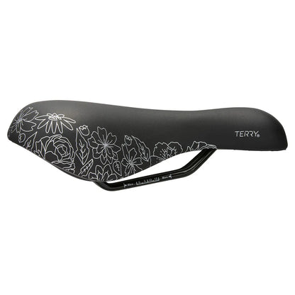 Terry Cite X Gel Saddle - Steel, Flower, Women's