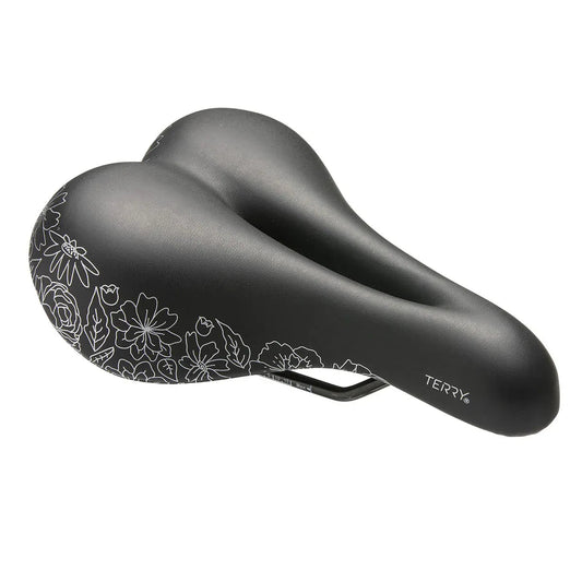 Terry Cite X Gel Saddle - Steel, Flower, Women's