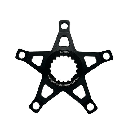 Ti Parts Workshop Aluminium Spider for Brompton Bicycle T Line - Black