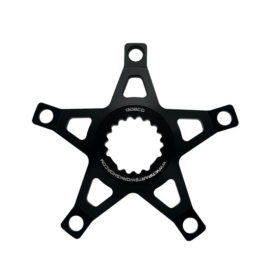 Ti Parts Workshop Aluminium Spider for Brompton Bicycle T Line - Black