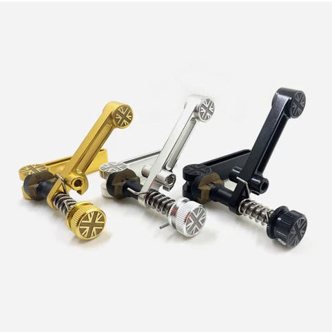 Union Jack TX4 Titanium Seatpost Clamp for Brompton Bicycle, T Line - Black