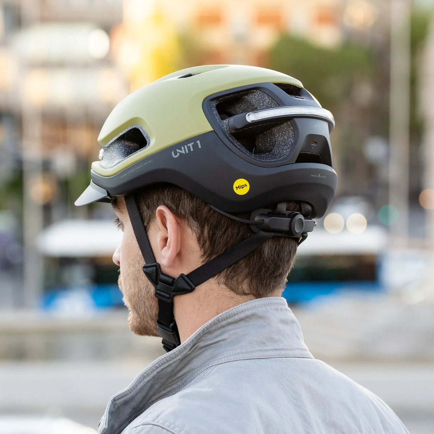 UNIT1 Aura E-bike Certified Smart Helmet with Integrated Lights