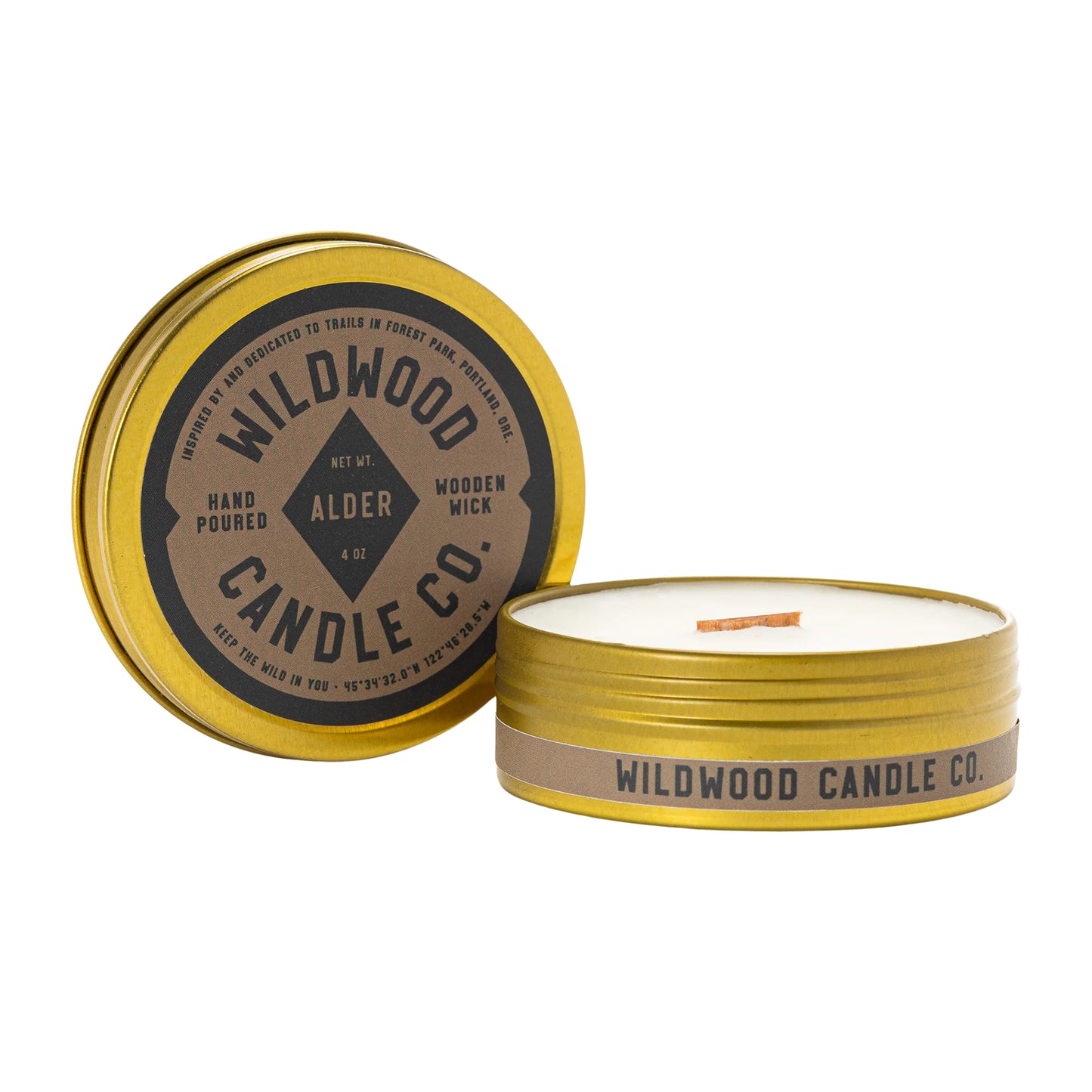 Wildwood Travel Size Soy Wax Candles - 4 oz