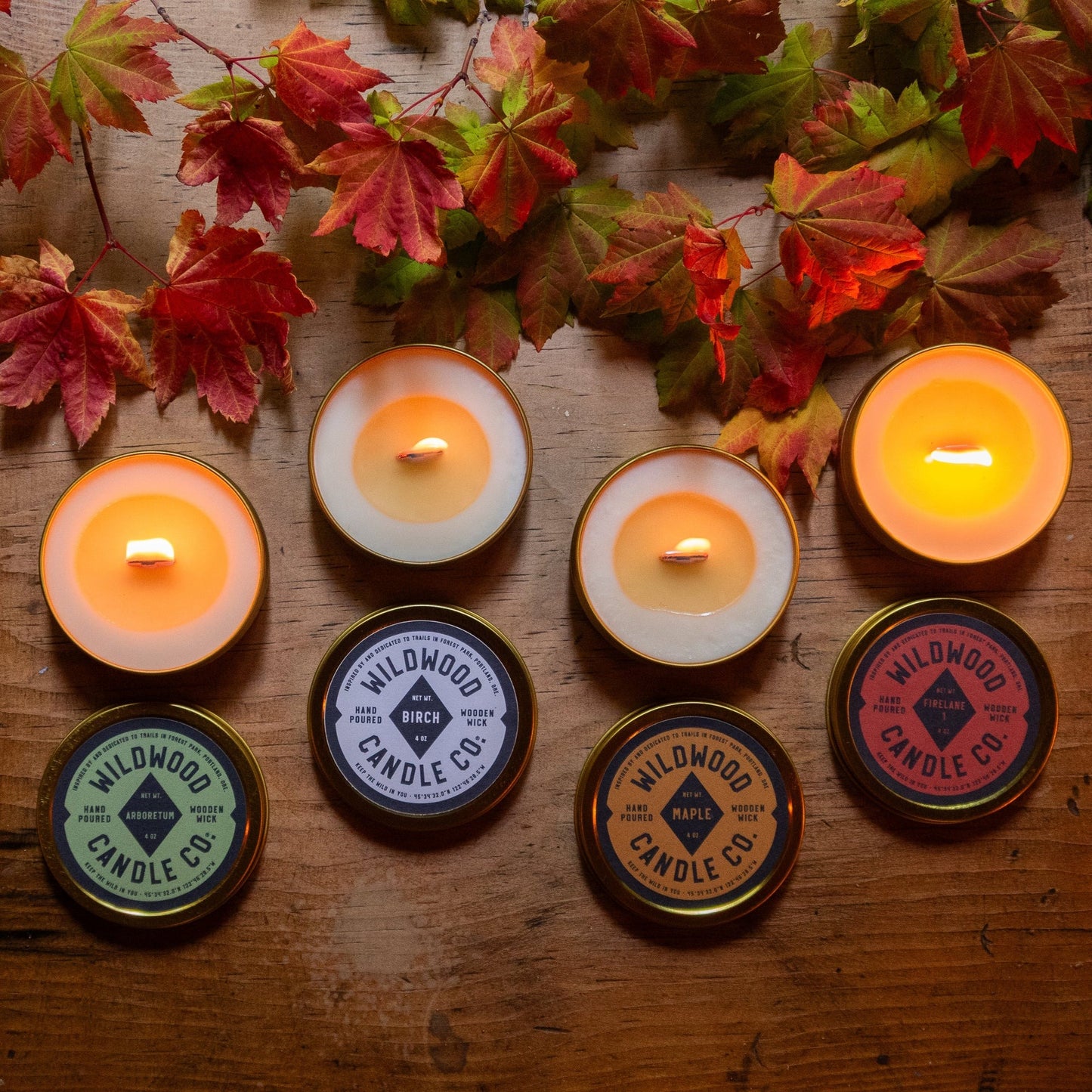 Wildwood Travel Size Soy Wax Candles - 4 oz