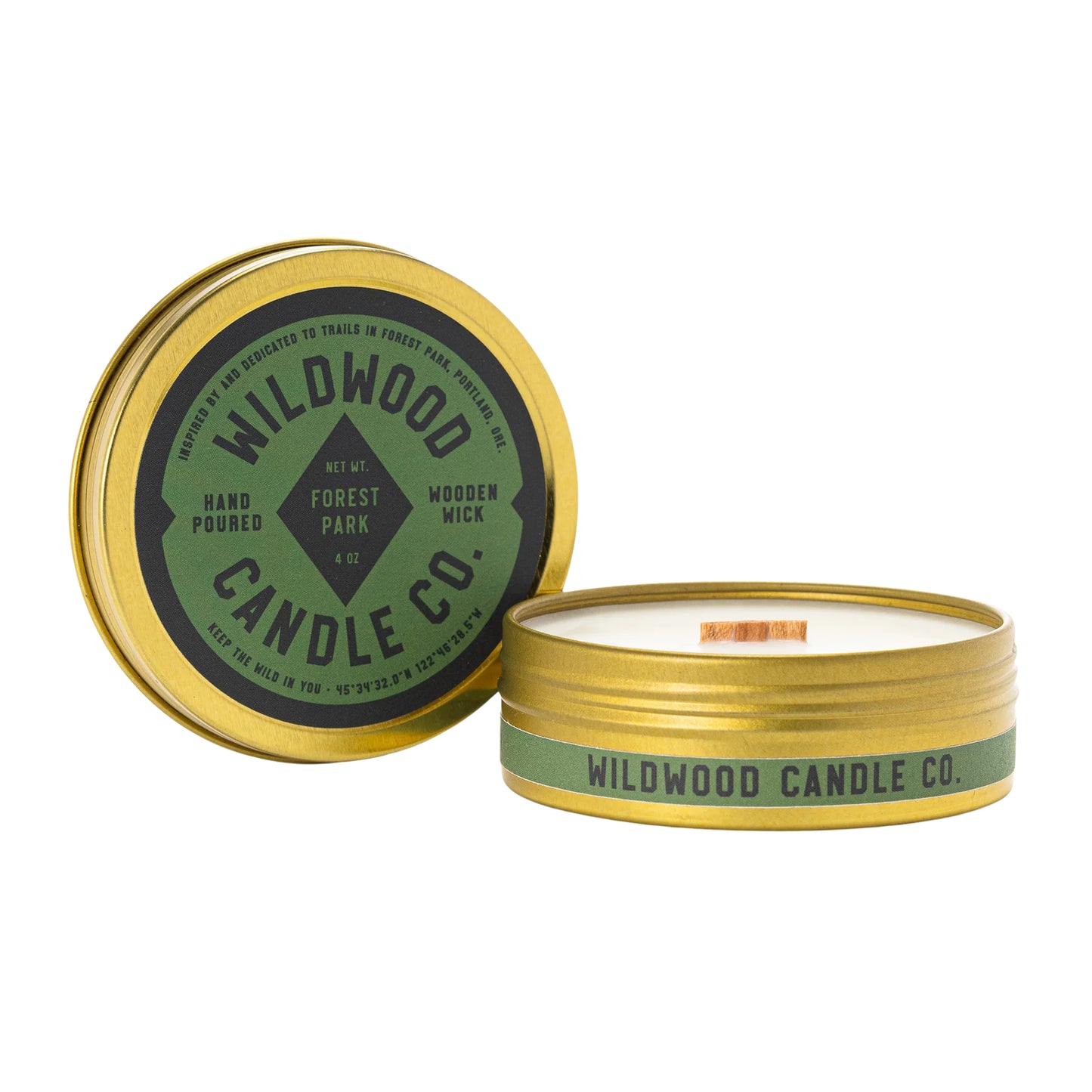 Wildwood Travel Size Soy Wax Candles - 4 oz