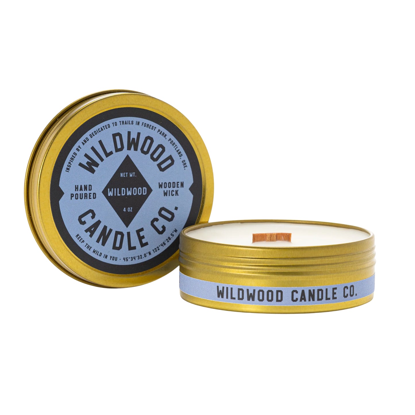 Wildwood Travel Size Soy Wax Candles - 4 oz