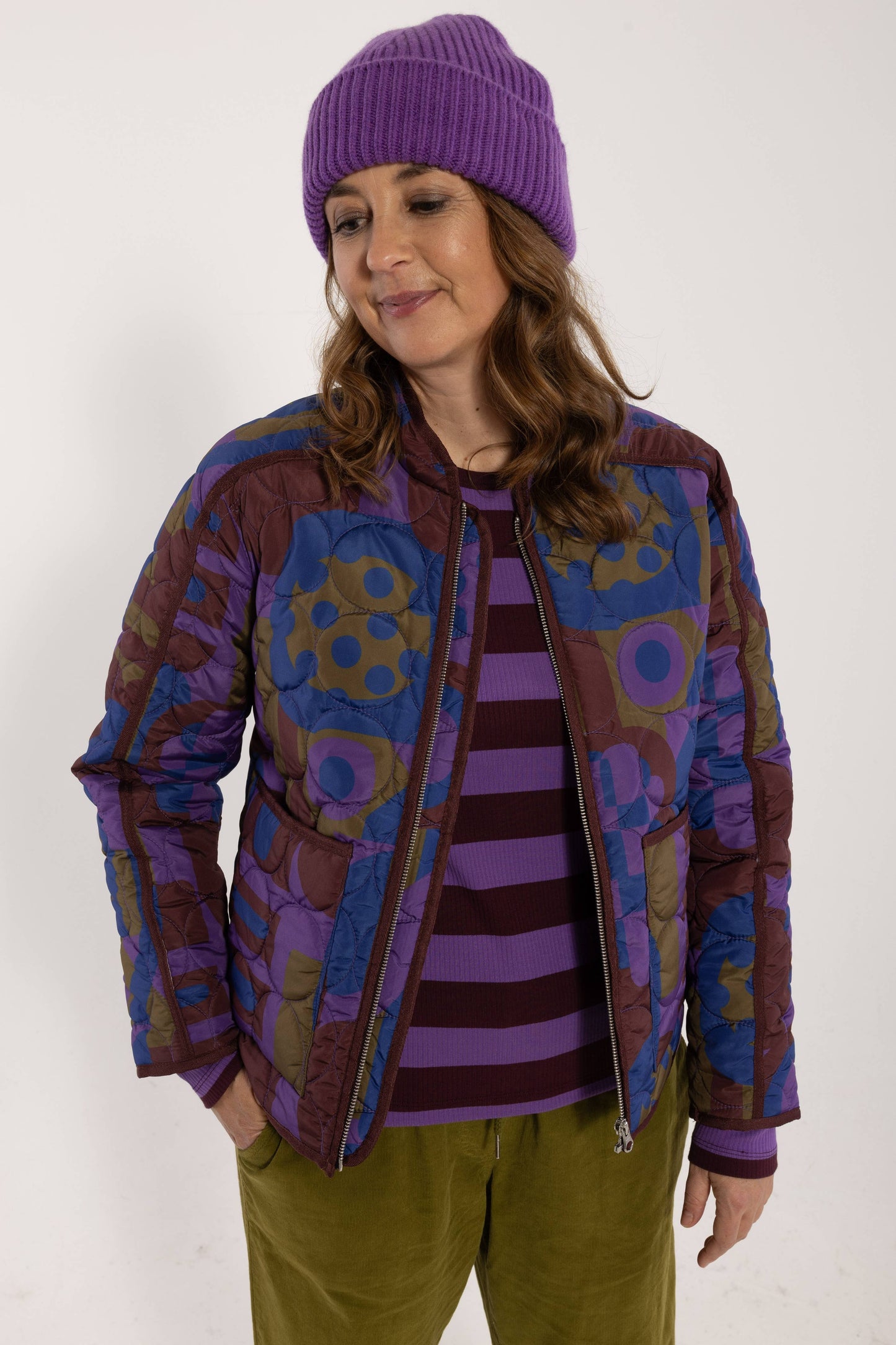 Danefae København - Danemaple Thermo Jacket Purple PATCHLAND