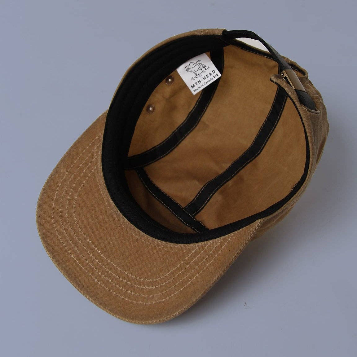 Muttonhead - 5 Panel - Blank - Field Tan Waxed Cotton
