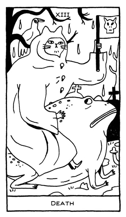 Microcosm Publishing & Distribution - Magickal Cats Tarot Coloring Book