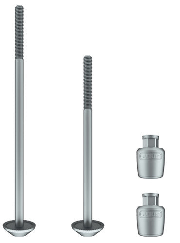 ABUS Nutfix Quick Release Pair: 100f/135r, Silver