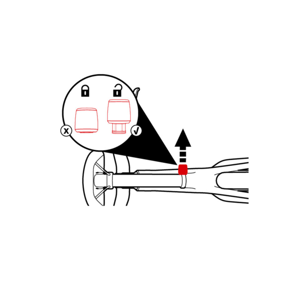 ABUS Nutfix Quick Release Pair: 100f/135r, Silver