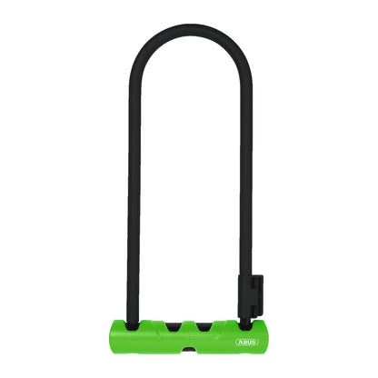 Abus Ultra 410 U-Lock - 11 x 6", SH34 Bracket, Black/Green