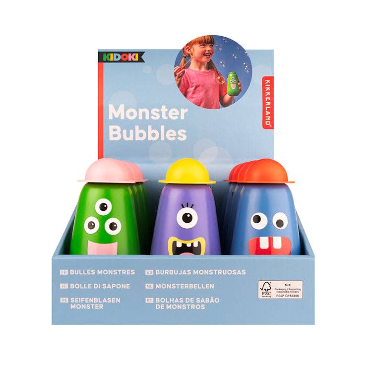 Kikkerland Design Inc - Kidoki Monster Bubbles