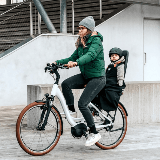 RAINETTE - Eco-friendly polar cover for child bike seat