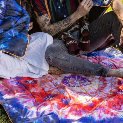 Rumpl - Original Puffy Blanket - Tapestry Tie Dye