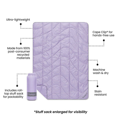 Rumpl - Travel Puffy Blanket - Lavender