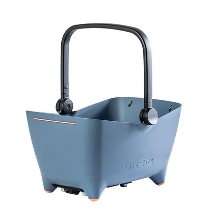 Basil Buddy Dog Basket Light Blue Rack Mounted