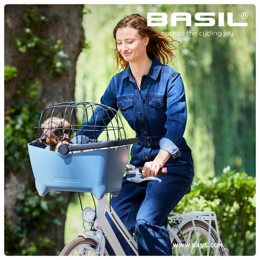 Basil Buddy Basket, KlickFix Front, Blue