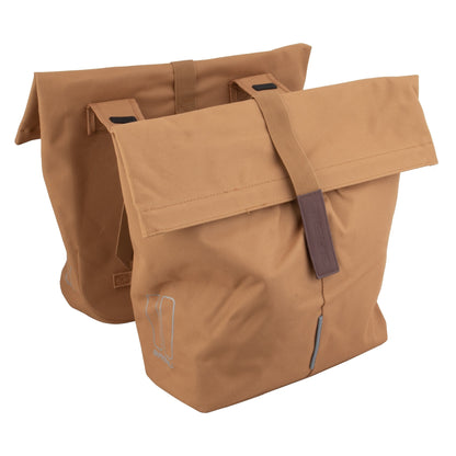Basil Transverse Double Pannier Mustard 28L
