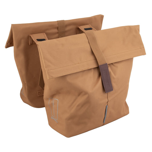 Basil Transverse Double Pannier Mustard 28L