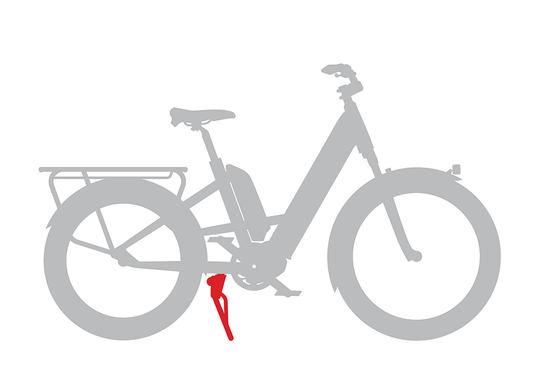 Benno Dual Kickstand - 46er, Black