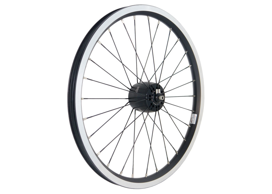 Brompton DYNO wheel, SON XS hub, all black