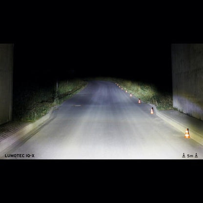 B&M Lumotec IQ X dynamo headlight, silver