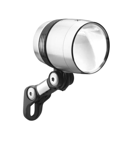 B&M Lumotec IQ X dynamo headlight, silver