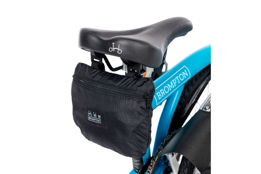 Brompton Bike Cover and Saddle Bag Black - QCOV2