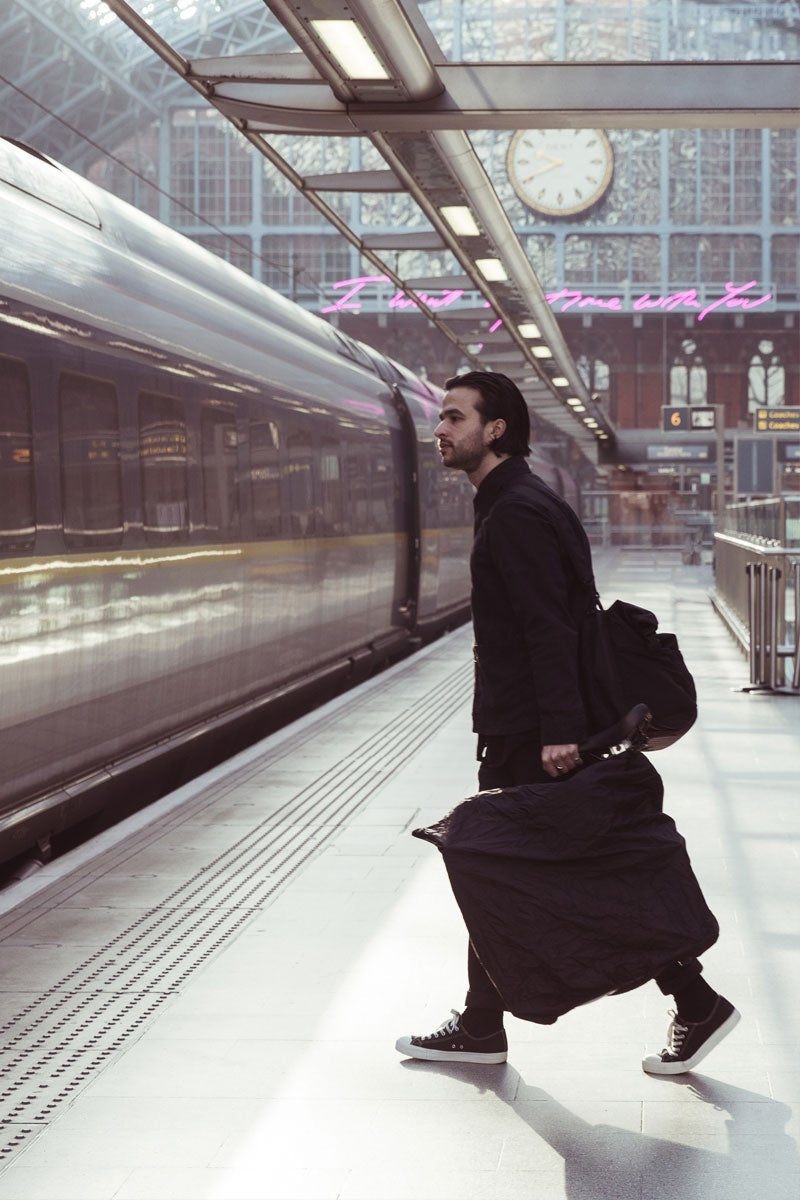 Brompton Bike Cover and Saddle Bag Black - QCOV2