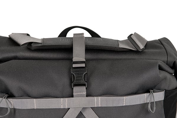 Brompton Borough Roll Top Bag, Grey – Clever Cycles | Bikes & Ebikes