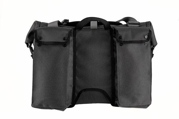 Brompton Borough Roll Top Bag, Grey – Clever Cycles | Bikes & Ebikes